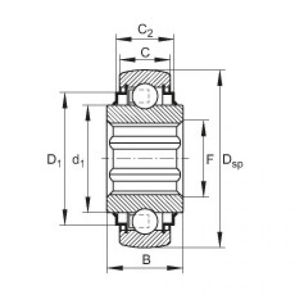 FAG Einstell-Rillenkugellager - SK010-204-KRR-B #1 image