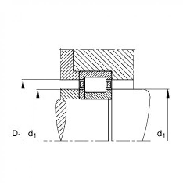 FAG Cylindrical roller bearings - NUP206-E-XL-TVP2 #3 image