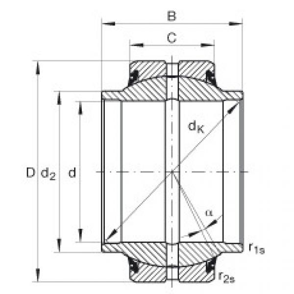 FAG Radial-Gelenklager - GE20-HO-2RS #1 image