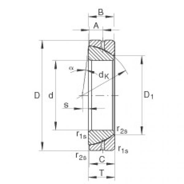 FAG Angular contact spherical plain bearings - GE25-SX #1 image