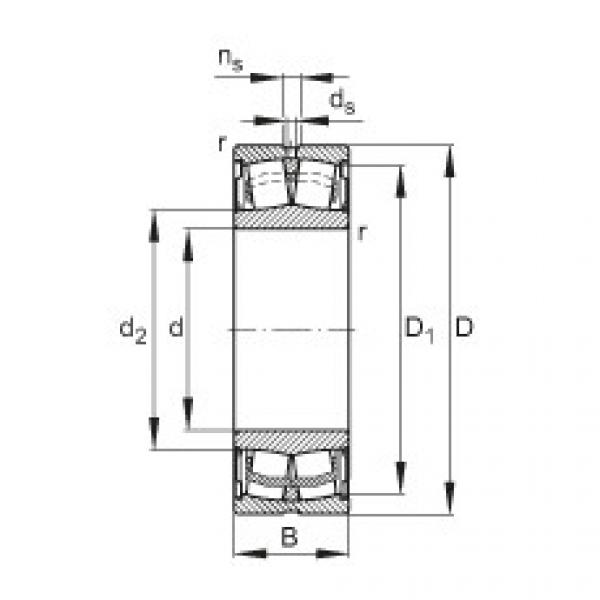 FAG Sealed spherical roller bearings - WS22207-E1-XL-2RSR #1 image