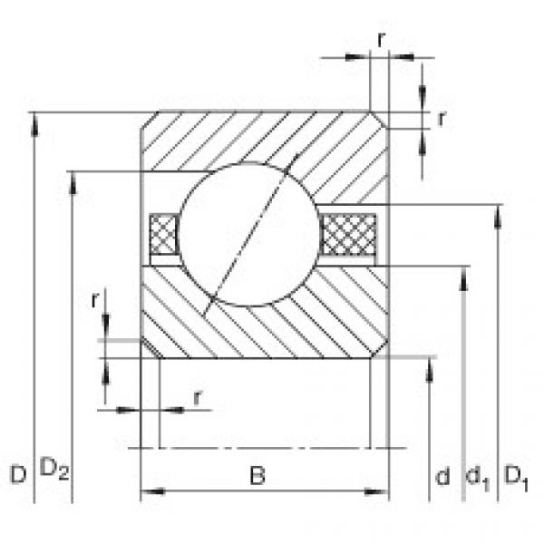 FAG Thin section bearings - CSEAA017-TV #1 image