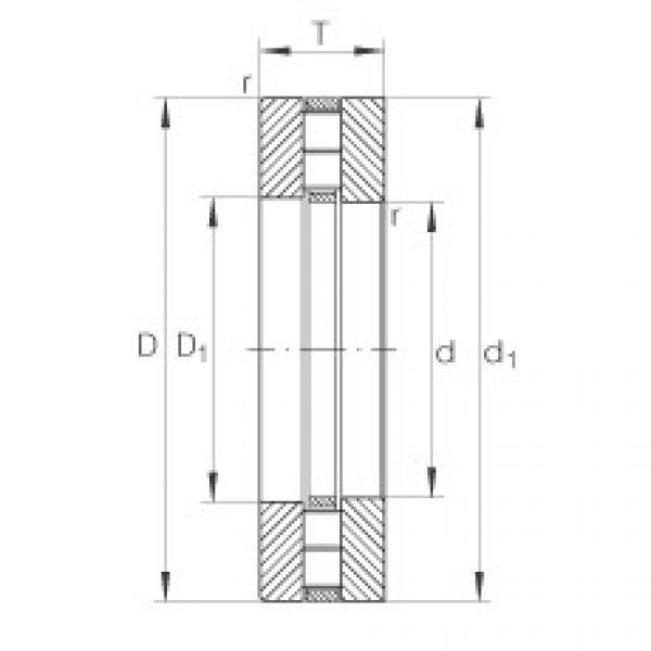 FAG Axial-Zylinderrollenlager - 89312-TV #1 image