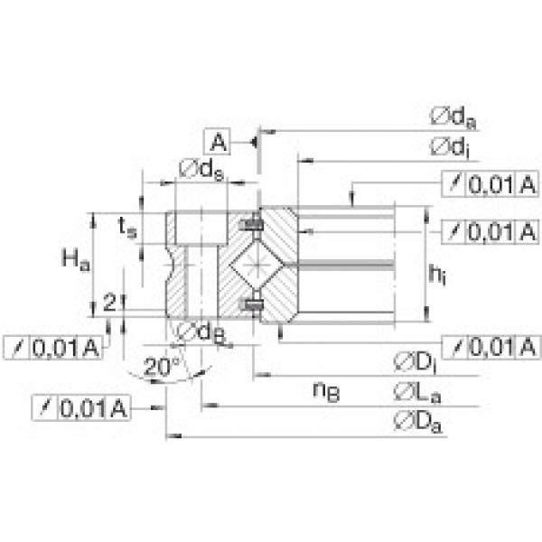 FAG Crossed roller bearings - XV40 #1 image