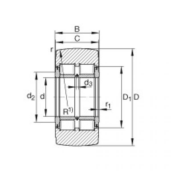 FAG Yoke type track rollers - NNTR60X150X75-2ZL #1 image