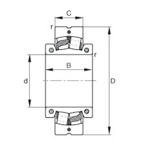 FAG Spherical roller bearings - 222S.303 #1 image