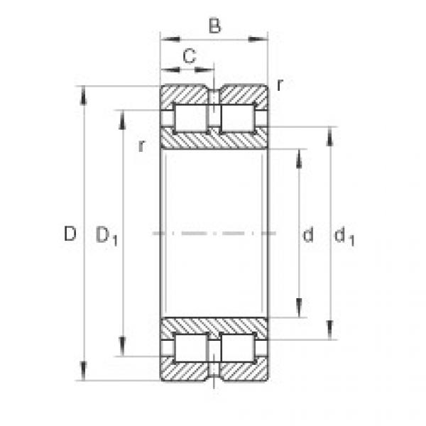 FAG Cylindrical roller bearings - SL014914 #1 image