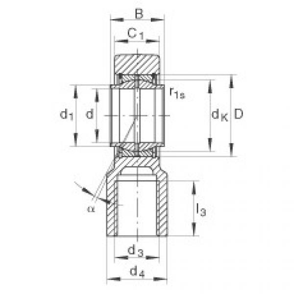 FAG Hydraulic rod ends - GIHNRK70-LO #1 image