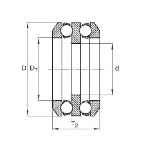 FAG Axial deep groove ball bearings - 808 #1 image