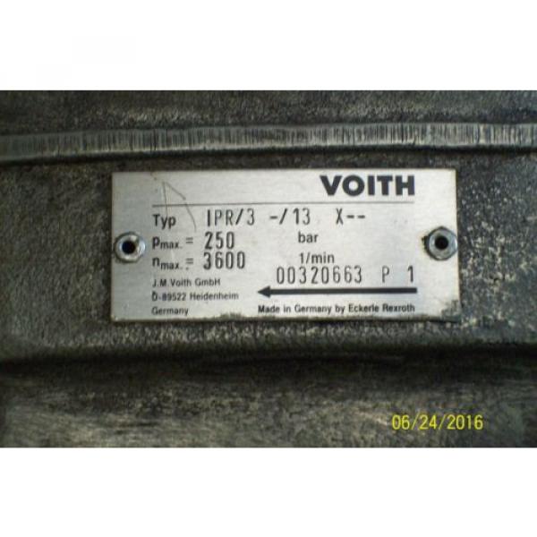 VOITH HYDRAULIC PUMP IPR/3-/13, 00320663 #2 image