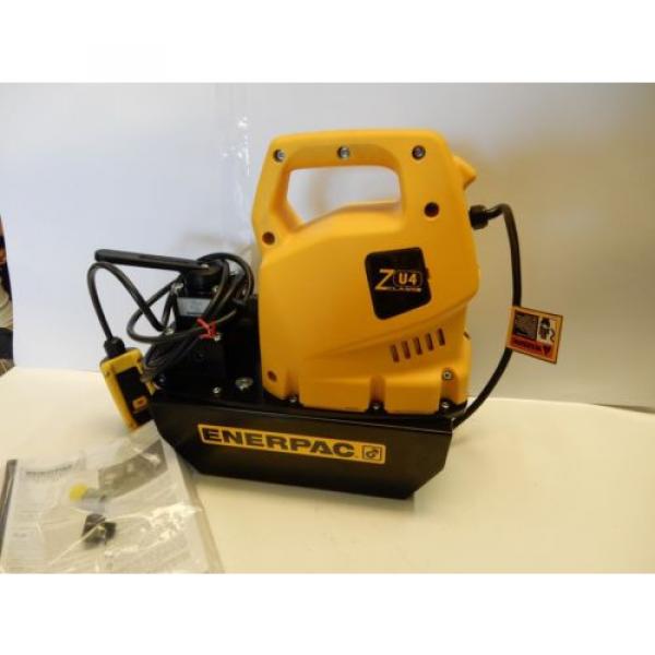 ENERPAC ZU4308JB ELECTRIC HYDRAULIC PUMP 10,000PSI 3 WAY, 3 POS. VALVE NEW #1 image