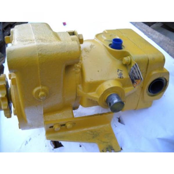 SAUER SUNDSTRAND HYDRAULIC PUMP 18-4011 with DAVIS 7:1 reduction gear box 30 + 4 #3 image