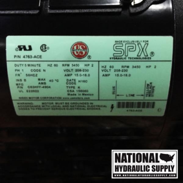 SPX Stone/Fenner, AC-10AH, 230V AC,1PH,Auto Hoist,2-Post Lift,Hydraulic,Pump,NEW #4 image