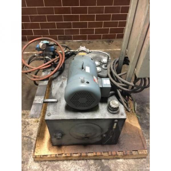 Hydraulic Tank Assembly W/ Baldor Motor &amp; Eaton Pump 7-1/2 Hp 3 Phase #3 image