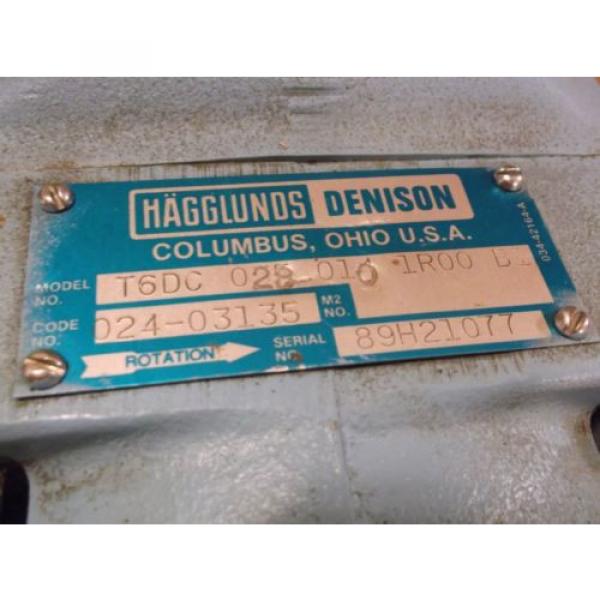 Parker  Denison hydraulic vane pump T6DC-028-010-1R00-B1 Hagglunds   014-97745-0 #2 image