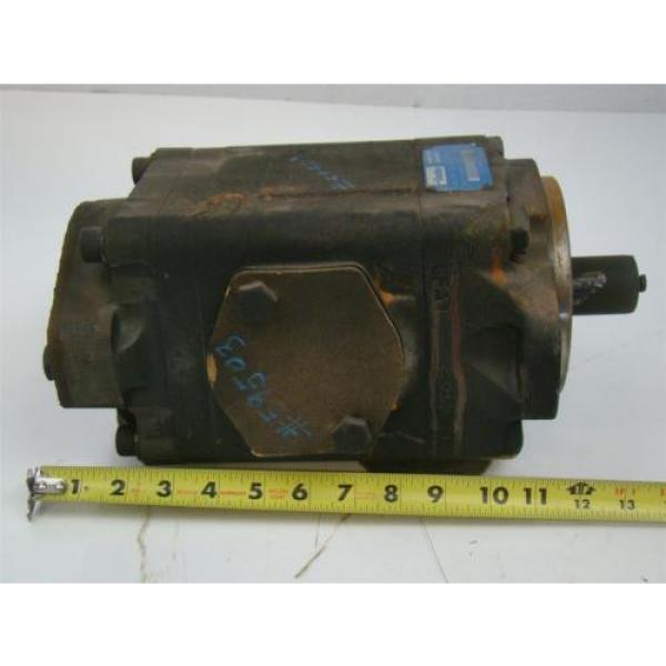 PARKER HYDRAULIC PUMP  1 1/2&#034; SHAFT MODEL T6DR 050 3L02 B20 A1 #4 image