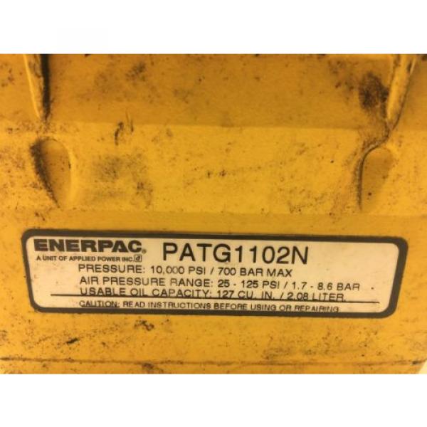 Enerpac PATG1102N Turbo II Hydraulic Air Foot Pump 10,000 PSI #4 image