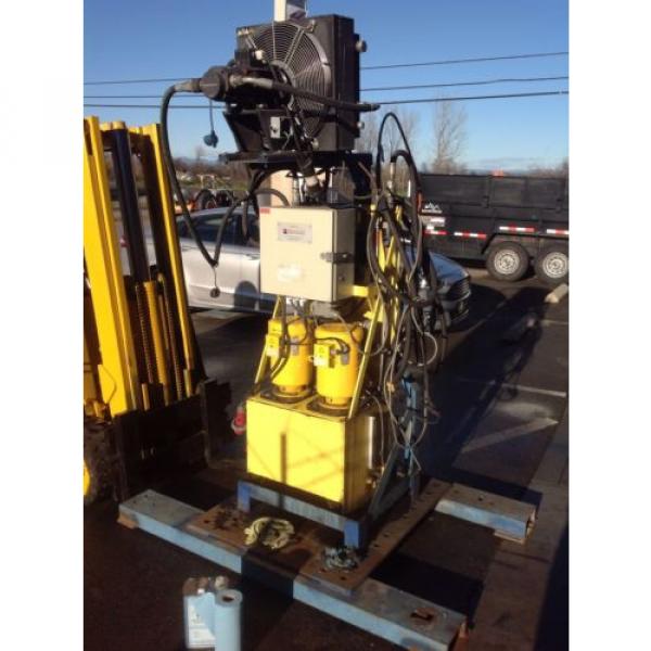 Enerpac Electric hydraulic pump, High Pressure, Triple Motors, 10,000 Psi, ZE6 #1 image