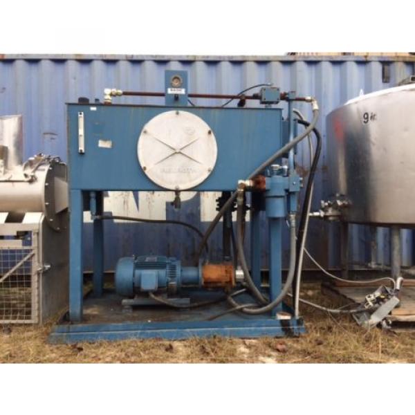 Skid Mounted 15 HP with 500 Gallon Holdin Tank Basic Technologies Hydraulic Unit #1 image