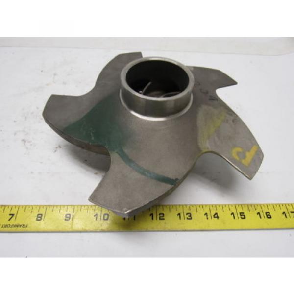 Flowserve  8 1/2&#034; Pump Impeller Stainless Steel 5 Vane #1 image