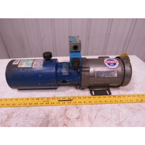 Dyna Pack M405 Monarch Hydraulic Pump Unit W/Baldor 1HP 3Ph Motor #2 image