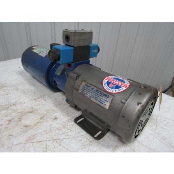 Dyna Pack M405 Monarch Hydraulic Pump Unit W/Baldor 1HP 3Ph Motor #5 image