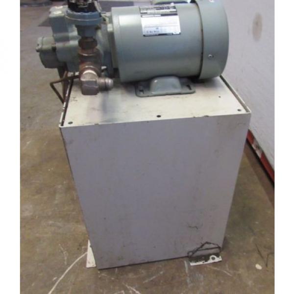 FINE SINSTER HYDRAULIC POWER UNIT TS-CX400TMT-18R-G351/AEMFA274PH002 PUMP&amp;MOTOR #3 image