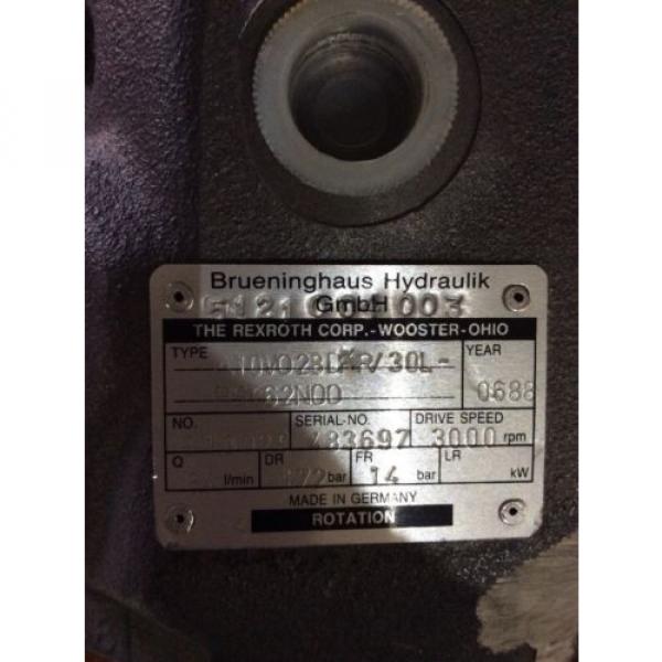 Rexroth Hydraulic A10V028D  R/30L-PSCC62NOO #2 image