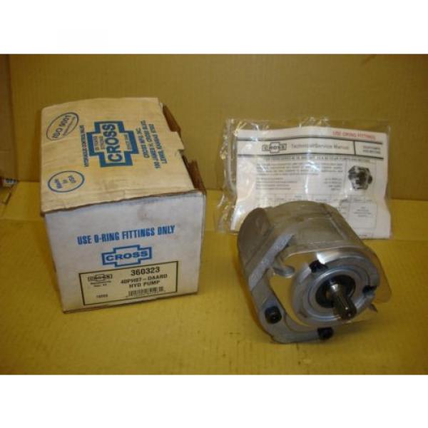 CROSS HYDRAULIC PUMP 40PH07 - DAARD Splined Shaft 2-Bolt Mount up to 3000psi #1 image