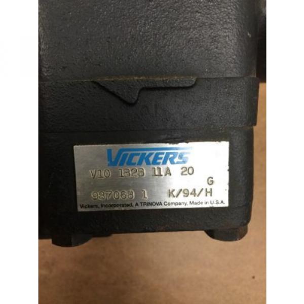 VICKERS HYDRAULIC PUMP V10 1B2B 11A 20.  Loc 92C #4 image