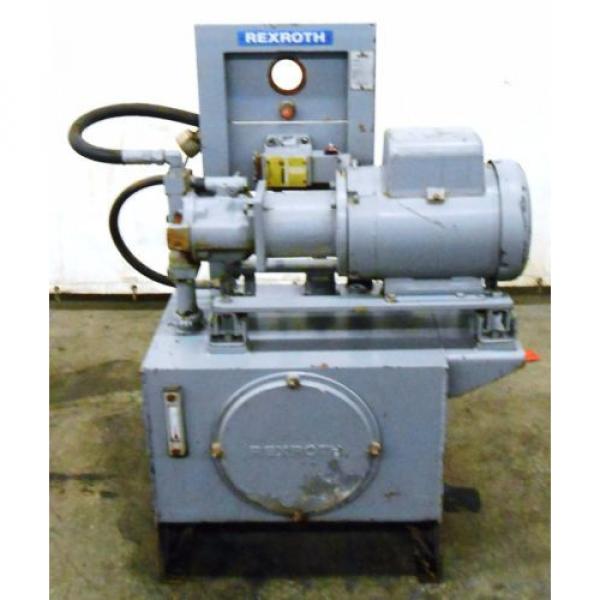 REXROTH AA10VS028DFLR/30R-PKC63N00 HYDRAULIC POWER UNIT, 5 HP, 20 GAL. 1800 RPM #1 image