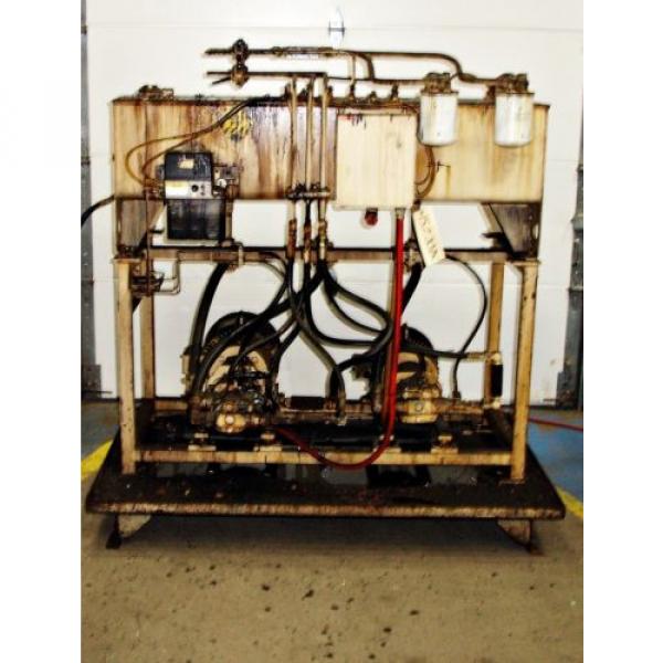 #SLS1D32 Fluid Systems Hydrolic Power Unit Twin 7.5HP Pumps 15220DC #1 image