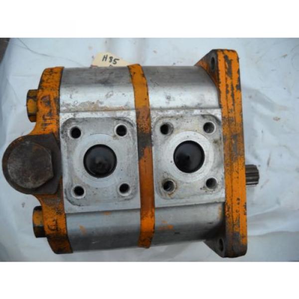 FIAT ALLIS A 250 DSC - 7M 30 TWIN HYDRAULIC PUMP 10 TOOTH #1 image