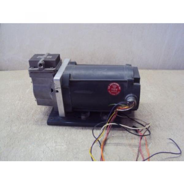 ADI DIA-VAC PUMP R221-FT-EA1 WITH GE MOTOR 5KC36PNB210JX HP 1/6  USED #1 image