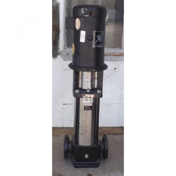 1 USED GRUNDFOS CRS-100-U-G-A-AUUG PUMP W/ BALDOR SFA-21-20/10 7-1/2 HP MOTOR #2 image