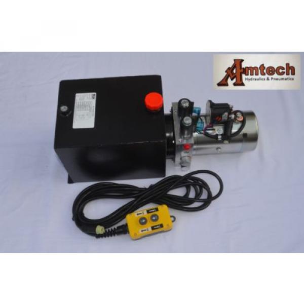 12V Double Acting Hydraulic Power Unit, 10 Liter Metal SquareTank, OEM Quality V #1 image