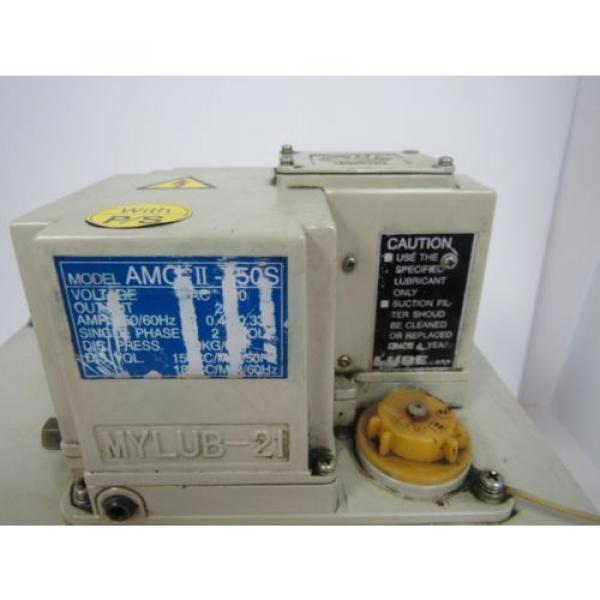 LUBE CORP. AMOS-11-150S MYLUB-21 LUBRICATION PUMP 100V #2 image