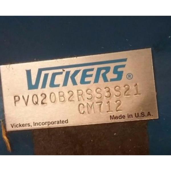 VICKERS PISTON PUMP PVQ20B2RSS3S21_CM712 #5 image