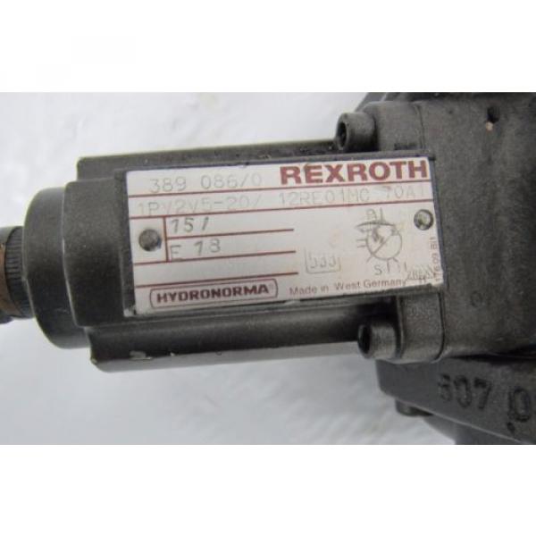 REXROTH HYDRAULIC PUMP 1PV2V5-20/12RE01MC-70A1 #2 image