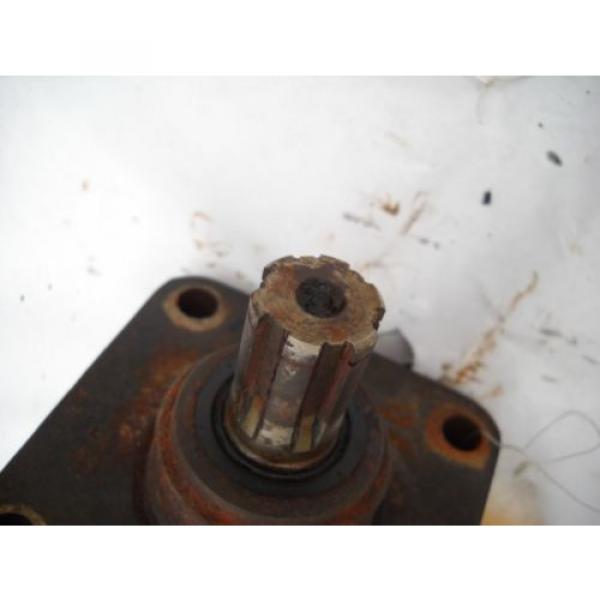 PARKER HYDRAULIC MOTOR TE0065US10AAAA SPLINED SHAFT $17409 AC 0796 65 CU INCH #5 image