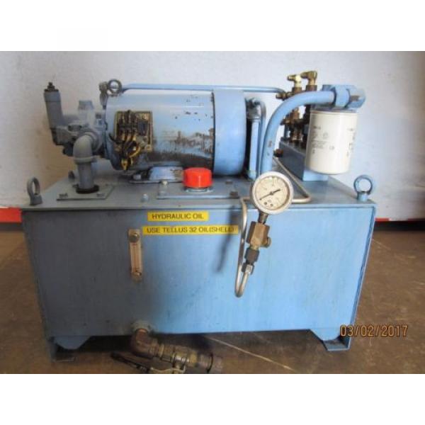 NACHI HYDRAULIC POWER UNIT VARIABLE VANE VDC-1B-2A3-HU-1688K/OG331000 MOTOR #1 image