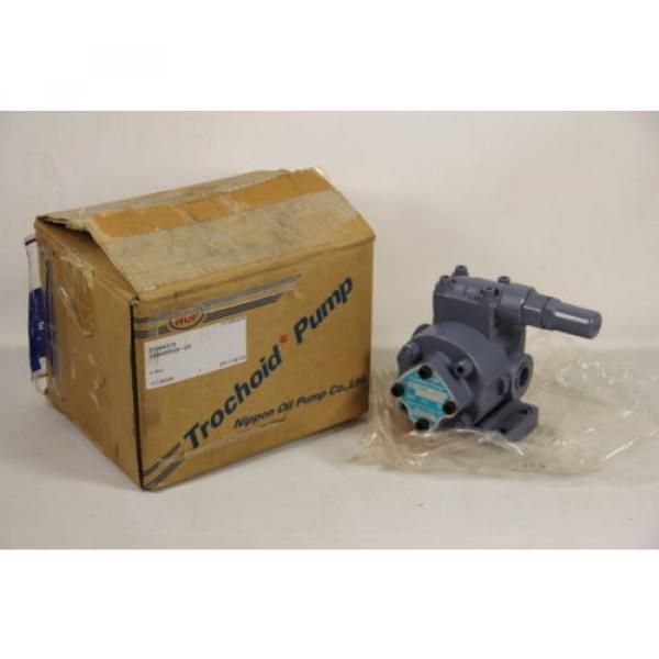 Nippon TOP-208HBR Trochoid Pump, Port Size 1/2 BSPT, w/ Relief Valve 2VBH #1 image