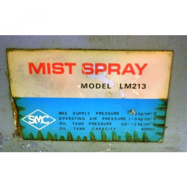 SMC, PNEUMATIC OIL, MIST SPRAY, MODEL: LM213, CAPACITY 4000cc #2 image