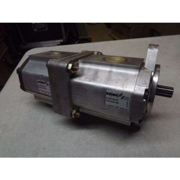 SALAMI Dual Hydraulic Gear Pump 3PB, 3PB46D-R55S3 and 3PB33D-R87S3 New NOS 46Cm3 #1 image