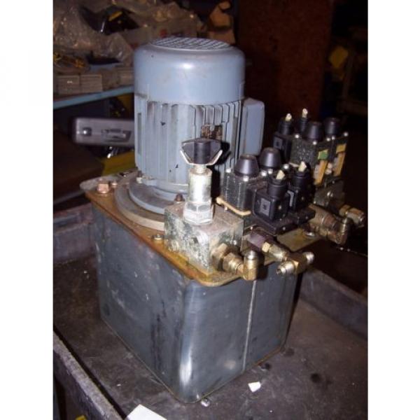 HAWES .25 KW HYDRAULIC POWER UNIT 240 VOLT 1420 RPM R05/B-6B-70-V 0.25-BWHLC #2 image