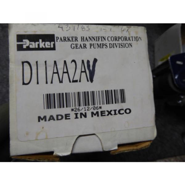 NEW PARKER HANNIFIN GEAR PUMP D11AA2A #3 image