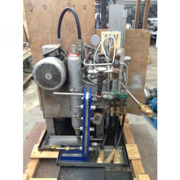 10 Hp Mannesman Rexroth 1PV2V4-23/20RW12MC1-16A1/5 Hydraulic Power Unit #4 image