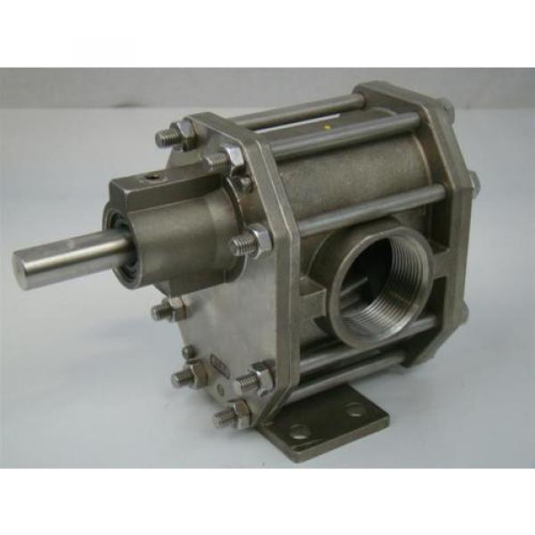 OBERDORFER SS CHEMSTEEL GEAR PUMP   .62&#034; SHAFT S93516CZ #1 image