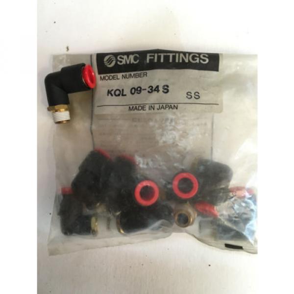 SMC FITTINGS KQLO9-34S NEW (BAG OF 10) #1 image