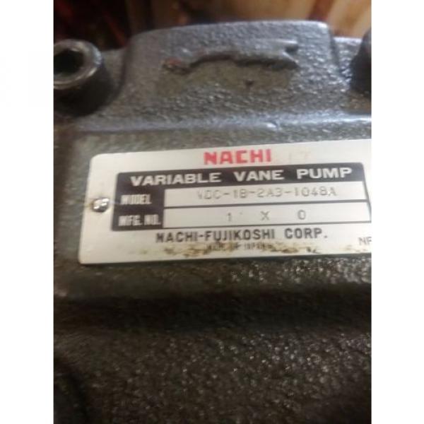 Nachi Variable Vane Pump Motor_VDC-1B-2A3-1048A_LTIS85-NR_UVC-1A-1B-3.7-4-1048A #2 image